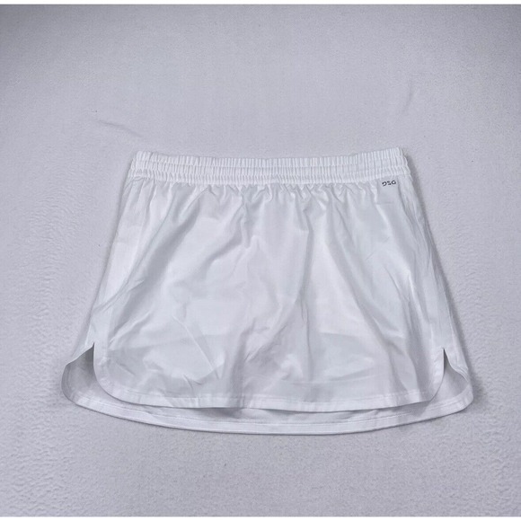 DSG Pants - NEW DSG Mid-Rise Stride Golf Skort Built-In Bike Short Pocket White Size Large